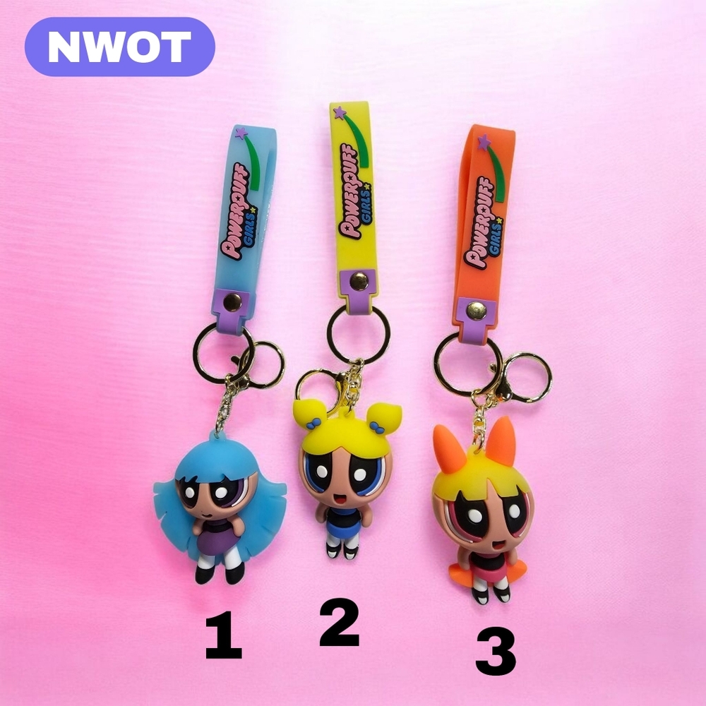 (Pick 1) Powerpuff Girls Keychains